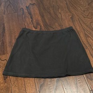 Brandy Melville Black cotton Mini Skirt